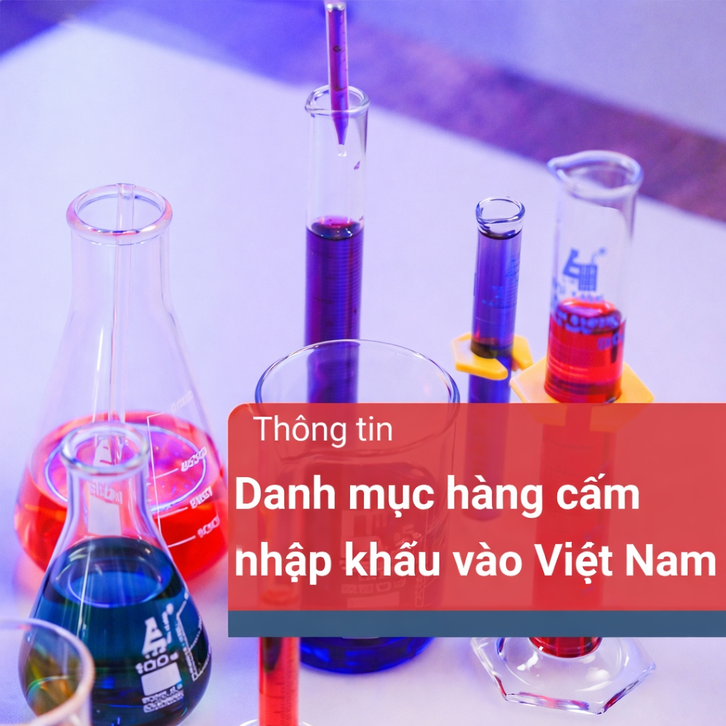 Danh mục hàng hóa cấm nhập khẩu vào thị trường Việt Nam cho dân buôn